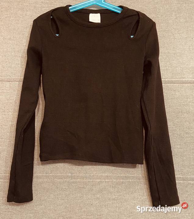 Czarna dziewczęca koszulka ZARA rozmiar 140 Żyrardów