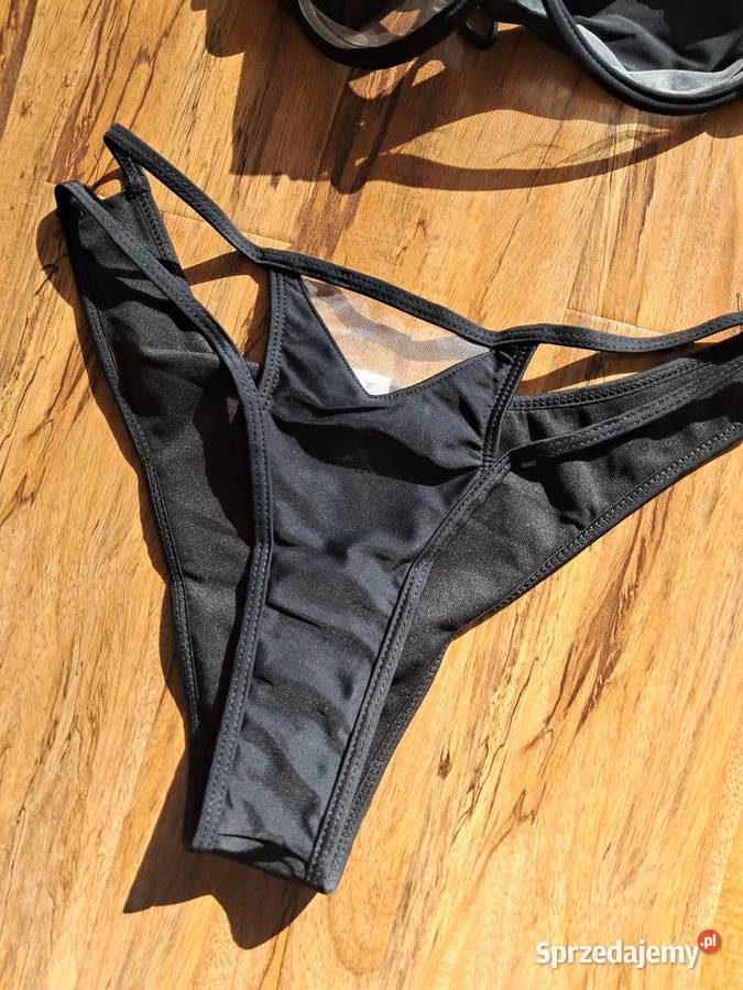 nowy czarny strój kąpielowy rozmiar brak metki Rozmiar 38(M) Sandomierz sprzedam