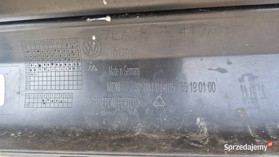 VW T6 PDC ZDERZAK TYLNY TYŁ 7LA807417 Słowikowo