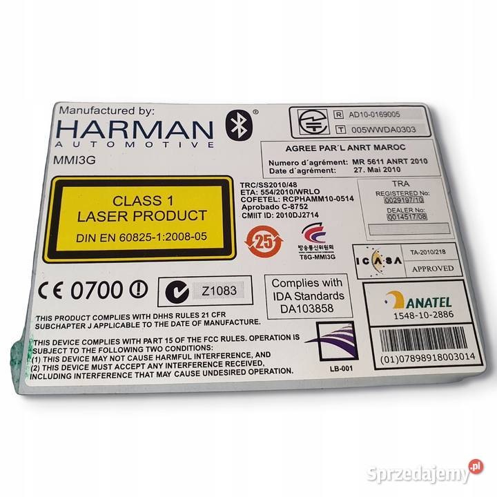 RADIO CD MMI CZYTNIK NAWIGACJI GPS Audi A6 C7 osobowe lubelskie Chełm sprzedam