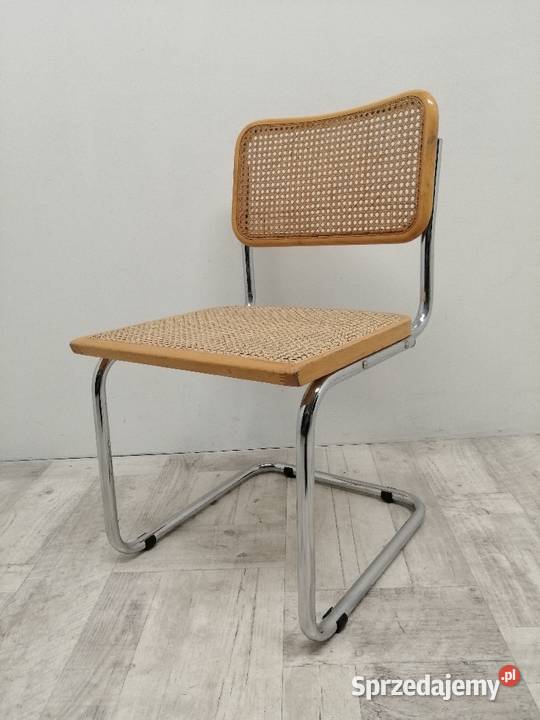 krzesło Cesca Marcel Breuer chrom rattan