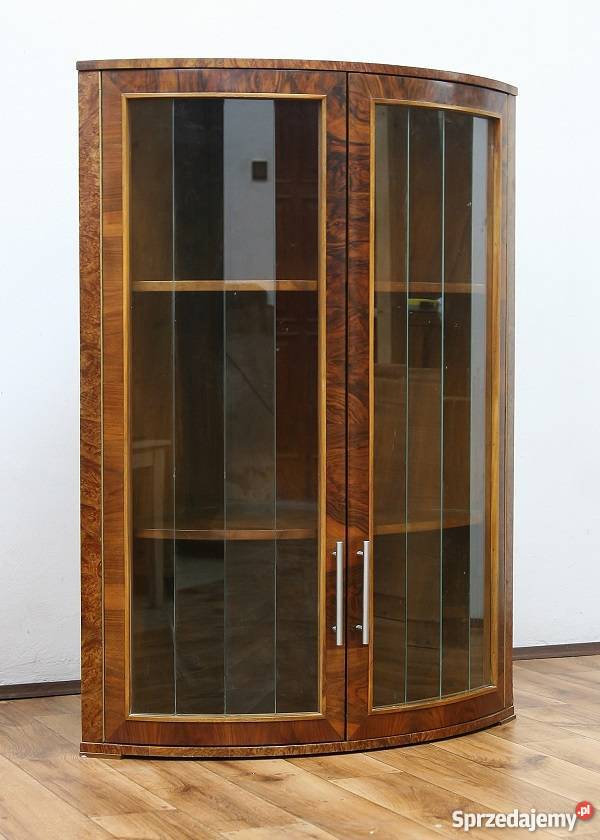 Oryginalna Orzechowa Biblioteczka Art Deco Marki
