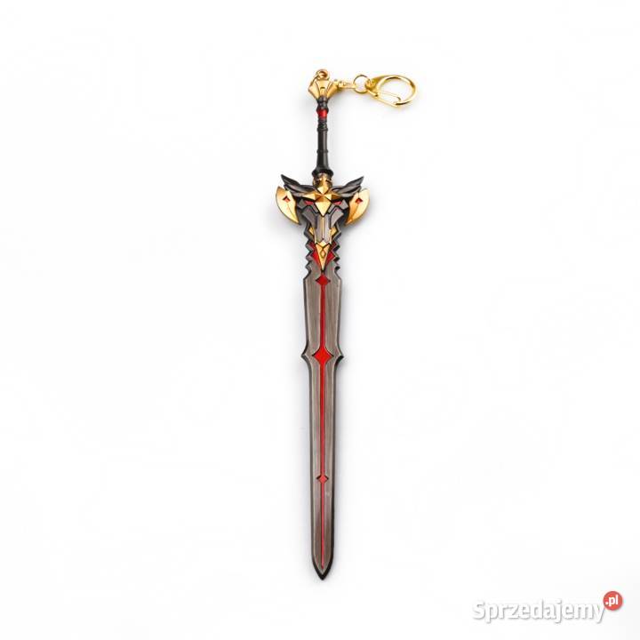 Czarny miecz Metal 22 Brelok Genshin Impact Pozostałe
