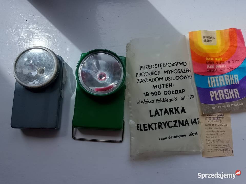 Latarki PRL Pozostałe Częstochowa sprzedam