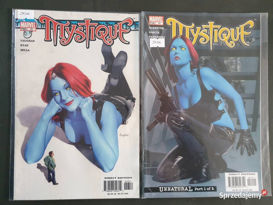 Mystique zestaw 10 oryginalnych komiksów USA Komiksy Gdynia