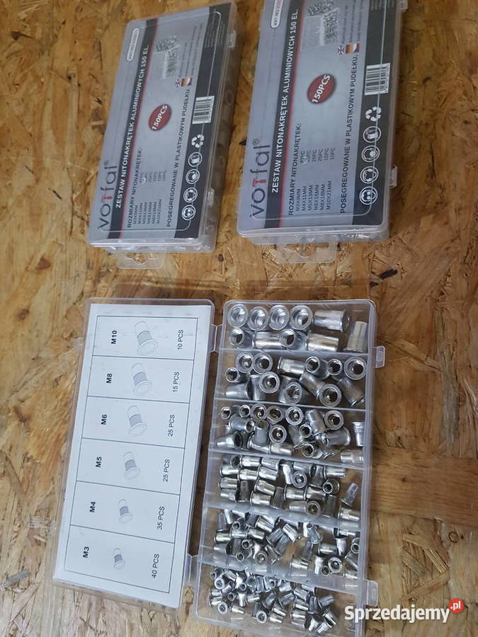 NITONAKRĘTKI ALUMINIOWE M3 M5 M6 M8 M10 150 Głogowa