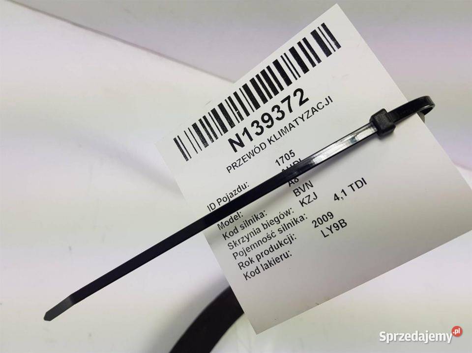 PRZEWÓD KLIMATYZACJI A8 D3 osobowe kujawsko-pomorskie Lipno sprzedam