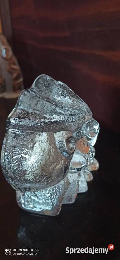 Przycisk szklany SowaWiking Skruf Sweden Full pomorskie Gdańsk sprzedam