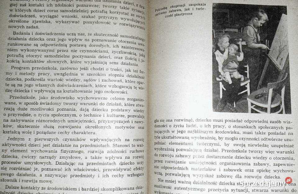 Zarys pedagogiki nauczycieli przedszkoli H Rok wydania 1975 Chełm sprzedam
