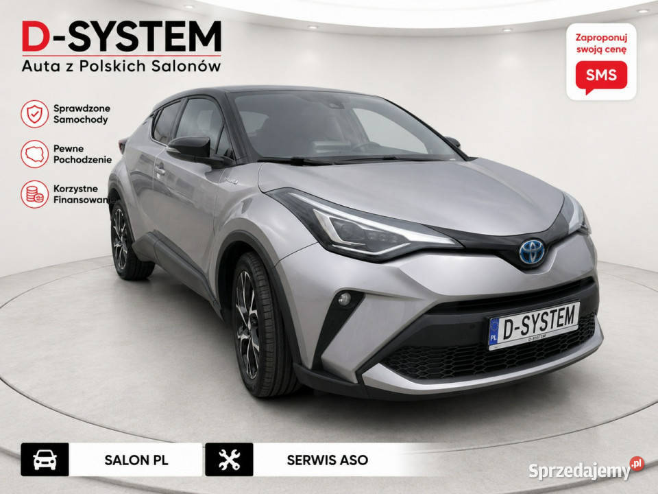 Toyota CHR CHR 20r Salon Polska 184 ECtv kamera cofania Białystok