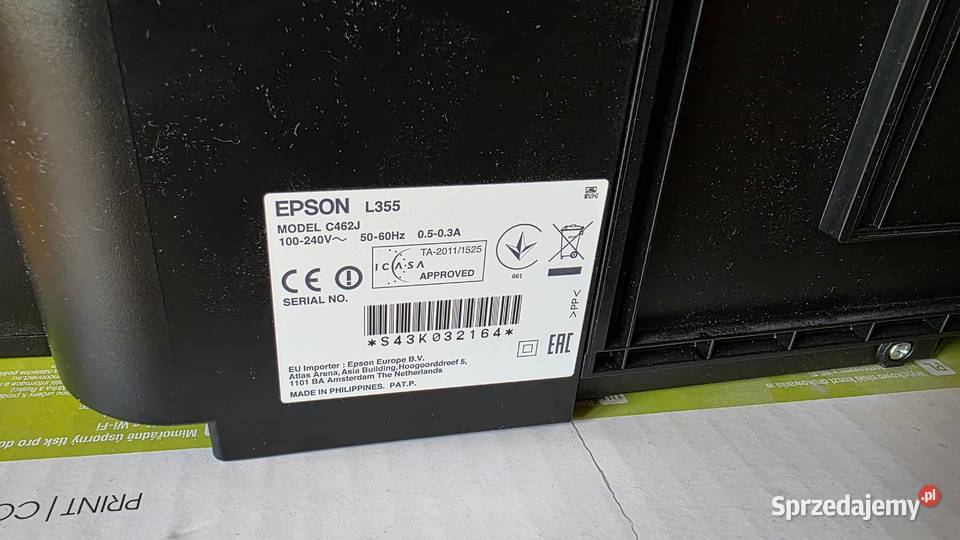 Epson L355 mało używany nowy Krosno