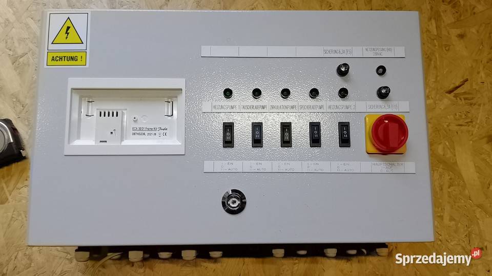 Skrzynka elektryczna sterownia węzła cieplnego pomorskie Liniewo