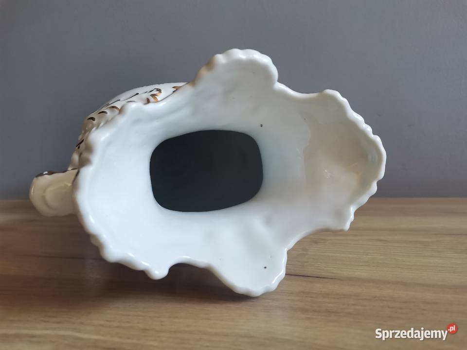 Stary duży unikatowy wazon porcelana Janina