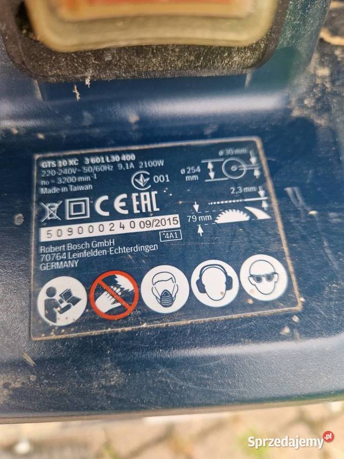 Piła stołowa Bosch GTS 10XC stół mobilny GTA60W Łuków