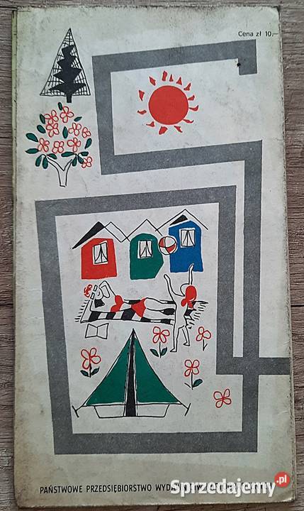 Mapy samochodowe Polski z lat 6090 tych Autobahn Pozostałe Ostrów Wielkopolski