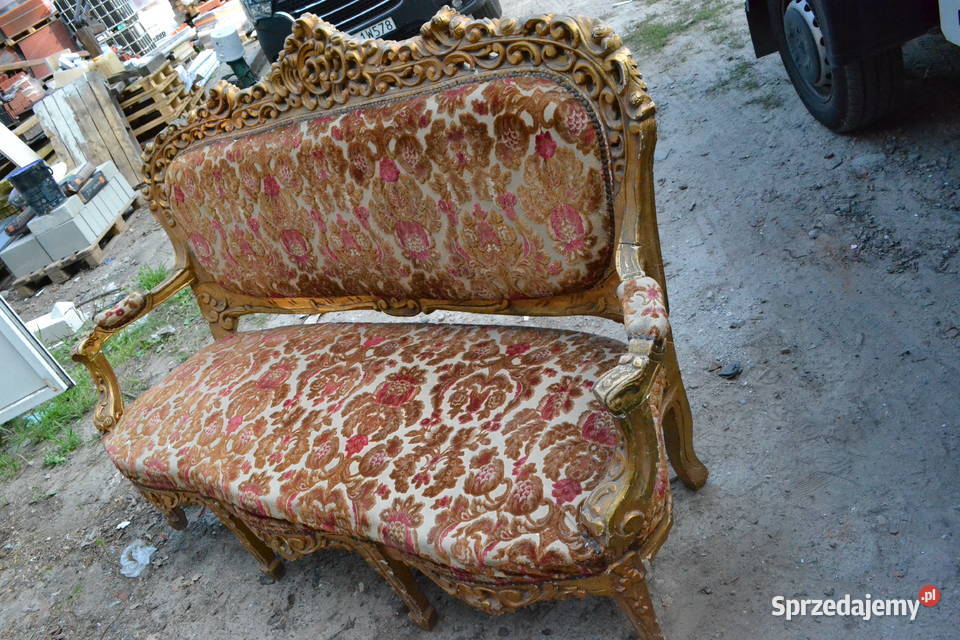 Zestaw pałacowy fotel sofa Gorzów Wielkopolski