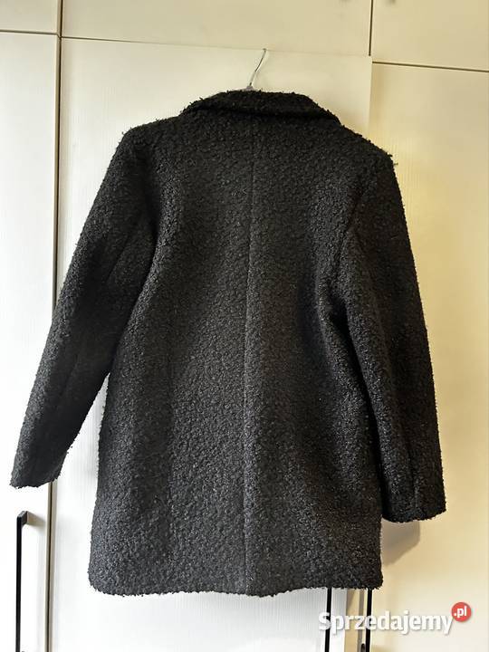 Płaszcz damski LXL czarny płaszcz damski boucle Wyszków