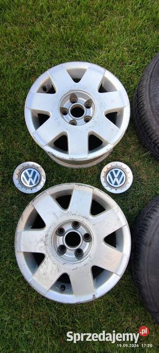 Alufelgi R14 z 2 oponami KUMHO 16570R14 opolskie Nysa sprzedam