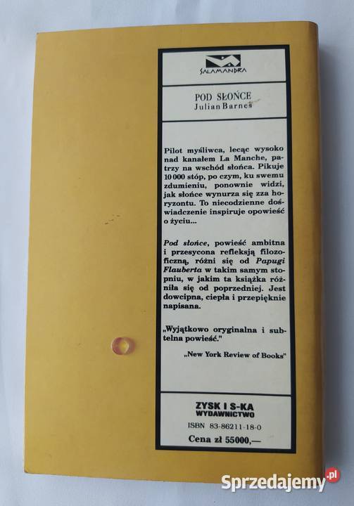 POD SŁOŃCE Julian Barnes Hajnówka