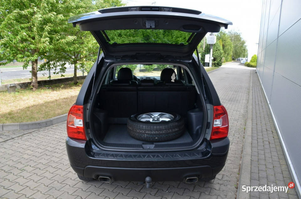 Kia Sportage Opłacona 20Gaz Lift Serwis Skóra czarny Sportage sprzedam