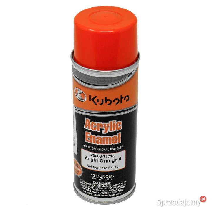 Farba Kubota pomarańczowa no3 400ml spray Kobylnica