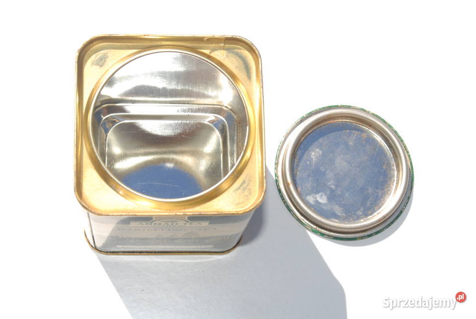 Stara puszka Angielskiej herbacie Ahmad Tea Cieszyn sprzedam