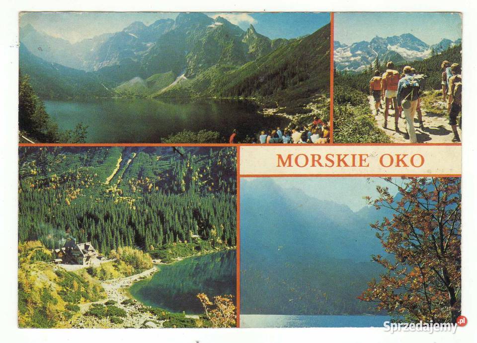 TATRY MORSKIE OKO POCZTÓWKA WIELOWIDOKOWA świętokrzyskie Krynki