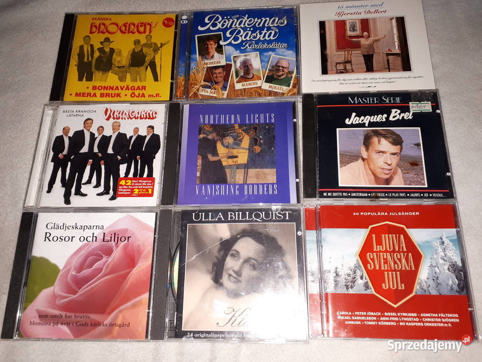 Zestaw 9 płyt prodszwedzkaBrogren Bondernas Pruszków