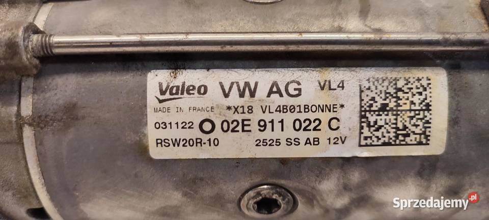 VW TIGUAN II ROZRUSZNIK 20 TDI 02E911022C