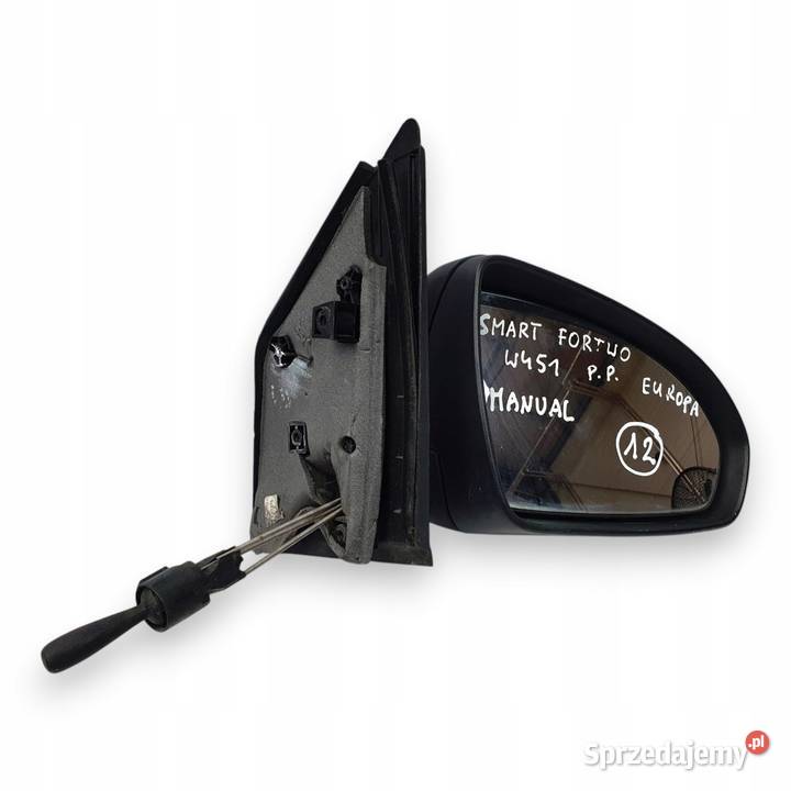 LUSTERKO PRAWE Smart Fortwo II 20072014 manualne Chełm