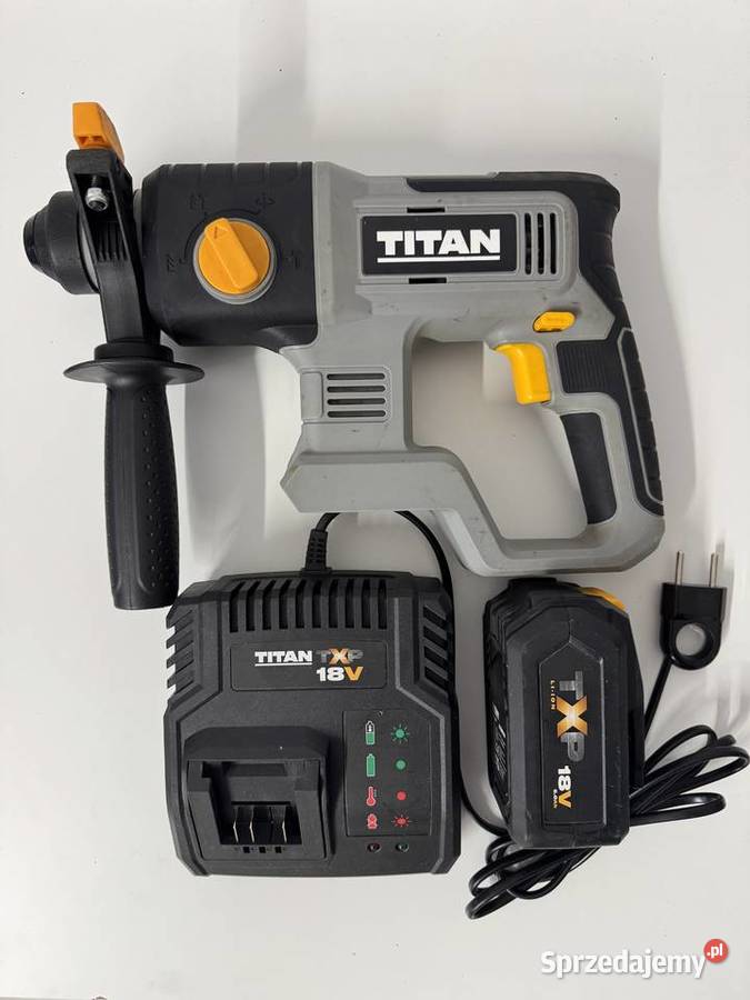 Młotowiertarka akumulatorowa Titan 18V 2J 5Ah Lesieniec sprzedam