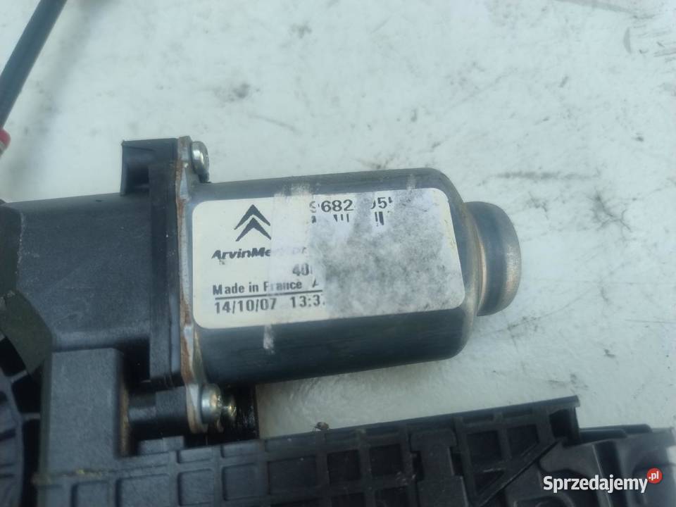 MECHANIZM PODNOŚNIK SZYBY PRAWY PRZÓD CITROEN C4 sprzedam