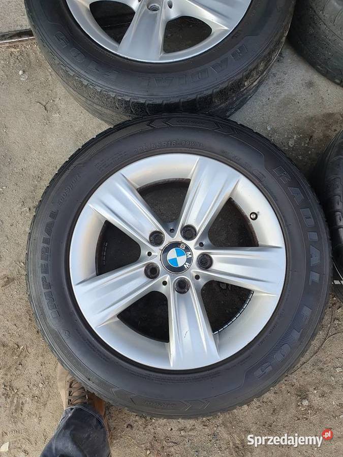 Koła lato felgi aluminiowe 5x120 22555r16 bmw Ziębice sprzedam