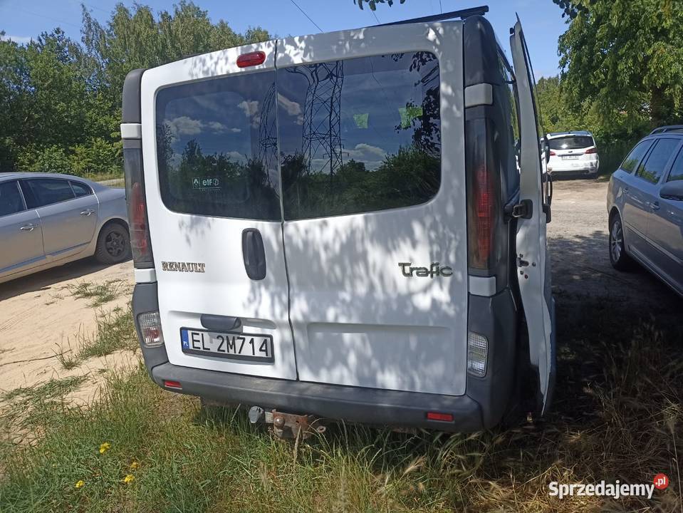Renault Trafic Brygadówka uszkodzony silnik Łódź