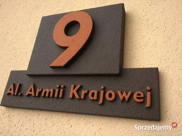 Tablica adresowa z numerem domu Koszalin