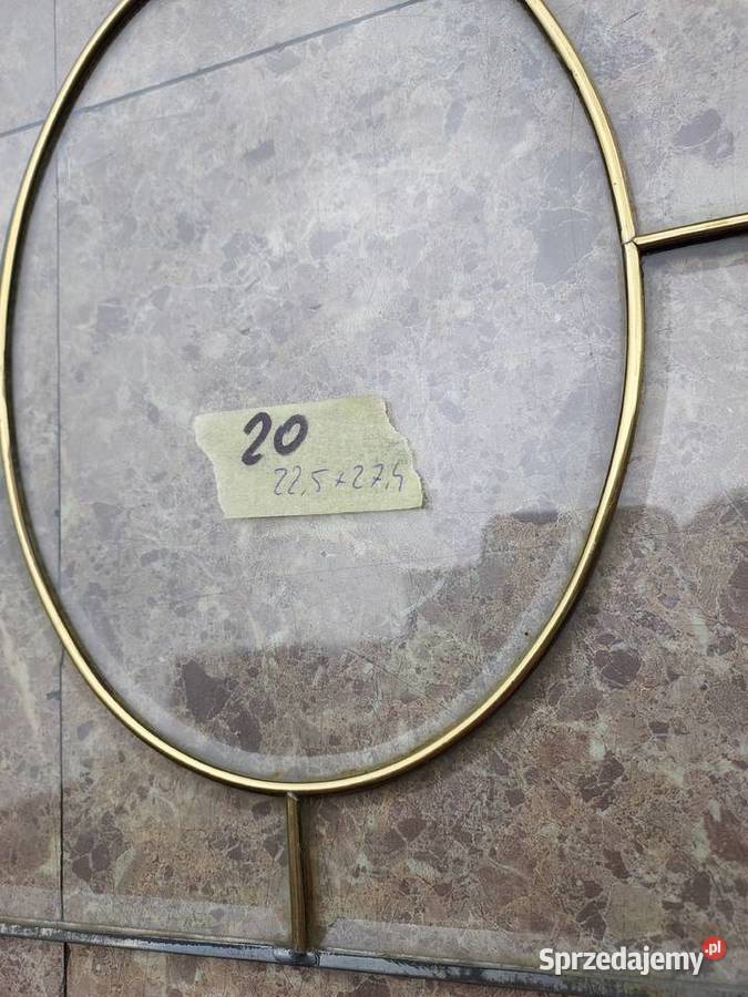 20 Witraż frontu starego zegara szafki szkło Tczew