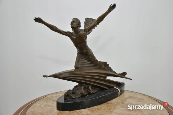 Figura z Brązu Styl Prezent The Aviator Rzeźba Kraków