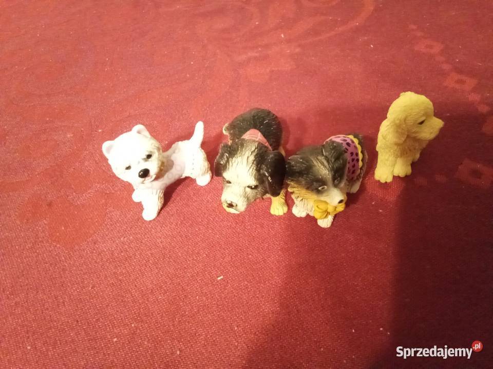 Dużo figurek pieski i kotek komplet Warszawa