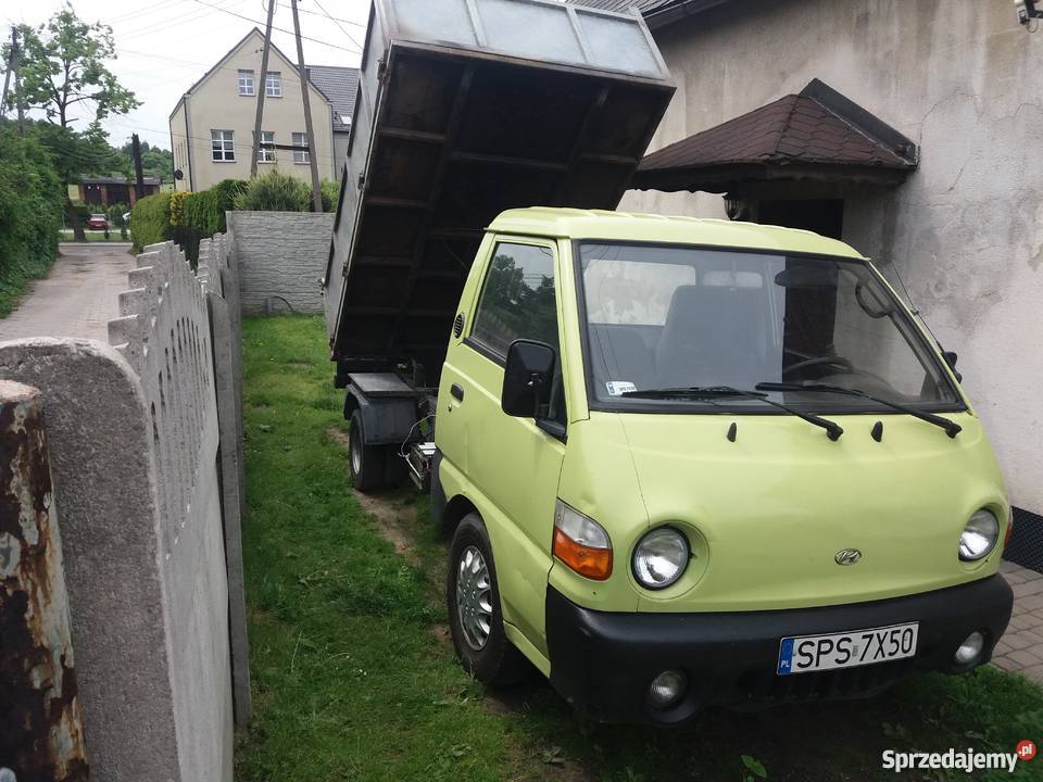 HYUNDAI H100 Wywrotka Kiper sprawny OKAZJA zielony Hyundai Rybnik