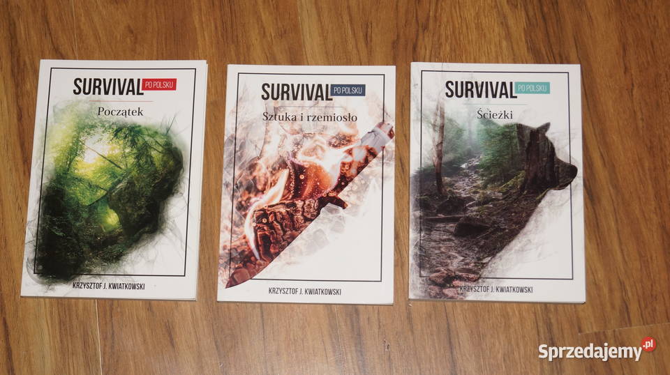 Krzysztof Kwiatkowski Survival polsku III tomy Poradniki, albumy i reportaże wielkopolskie Mrowino