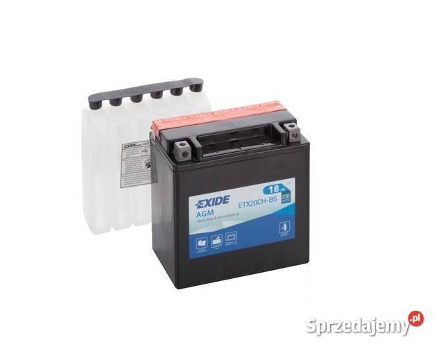 Akumulator motocyklowy EXIDE ETX20CHBS YTX20CHBS Białystok