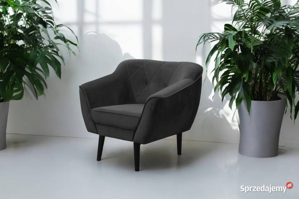 Fotel Tapicerowany Maya W Stylu Skandynawskim