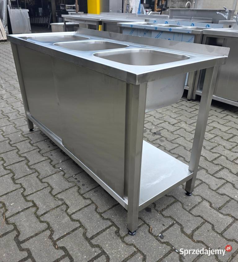 Zlew 3 Komorowy Drzwi Suwane 1506085 M1300 N Nowe Skalmierzyce