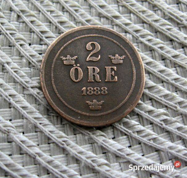 Szwecja 2 Ore 1888r wielkopolskie Kalisz