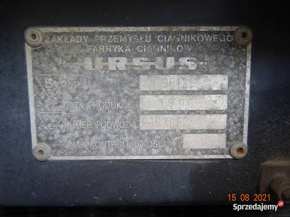 Ciągnik URSUS 3512 1996r Urzędów