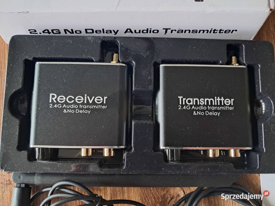 nowy zestaw nadajnik i odbiornik audio 24 G Audio świętokrzyskie Sandomierz sprzedam