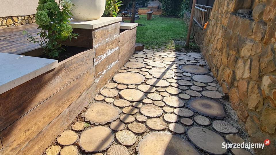Plastry Drewniane Betonowe Drewno Ozdobne na małopolskie Gdów