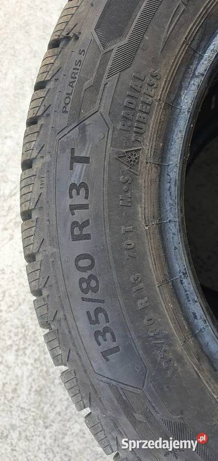 Opony zimowe Barum Polaris 5 rozmiar 13580 R13 Samochodowe