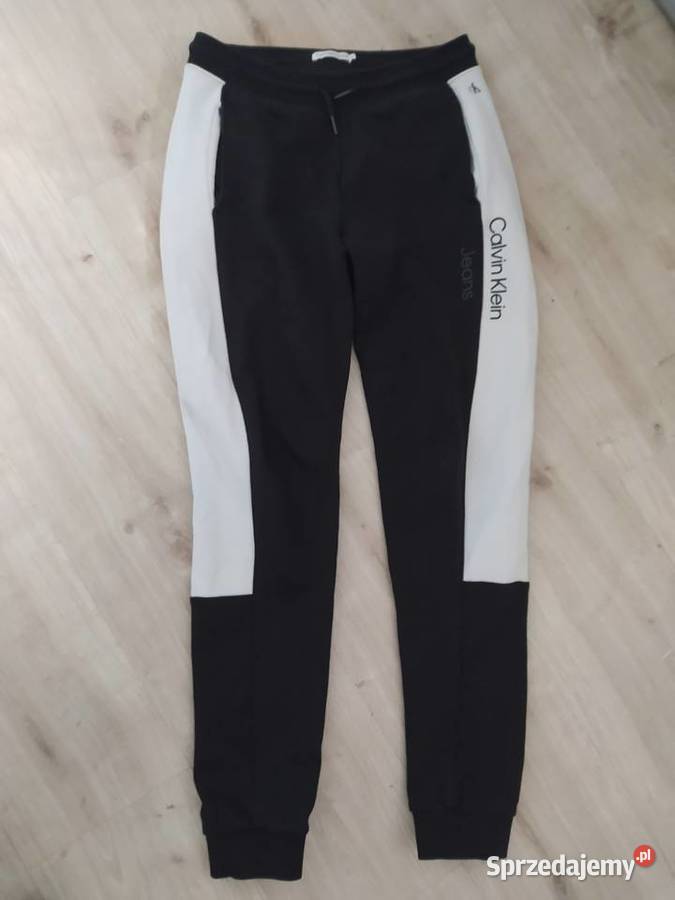 Chłopięce Dresowe Spodnie Calvin Klein biały Aleksandrów