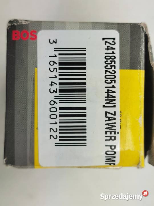 ZAWÓR POMPY WTRYSKOWEJ BOSCH RENAULT FR 9296 lubelskie sprzedam
